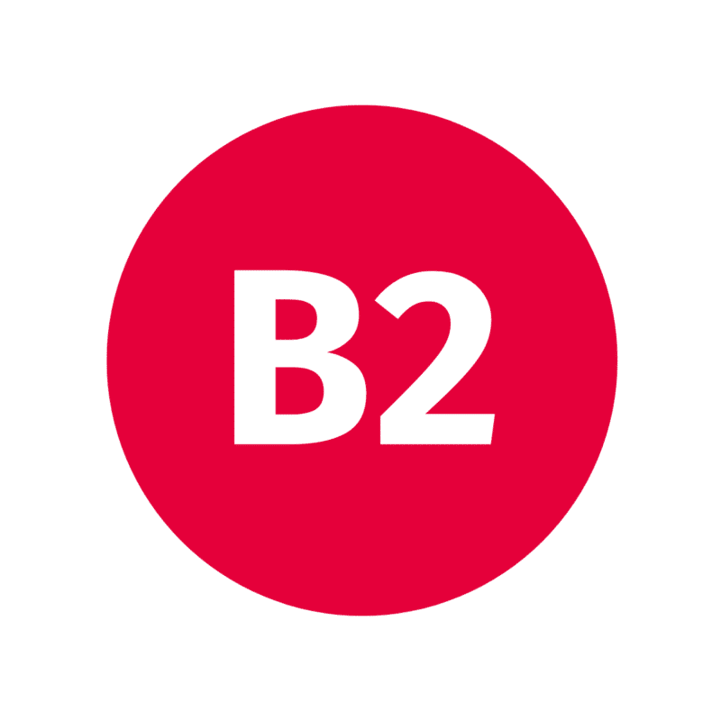 Badge Niveau B2